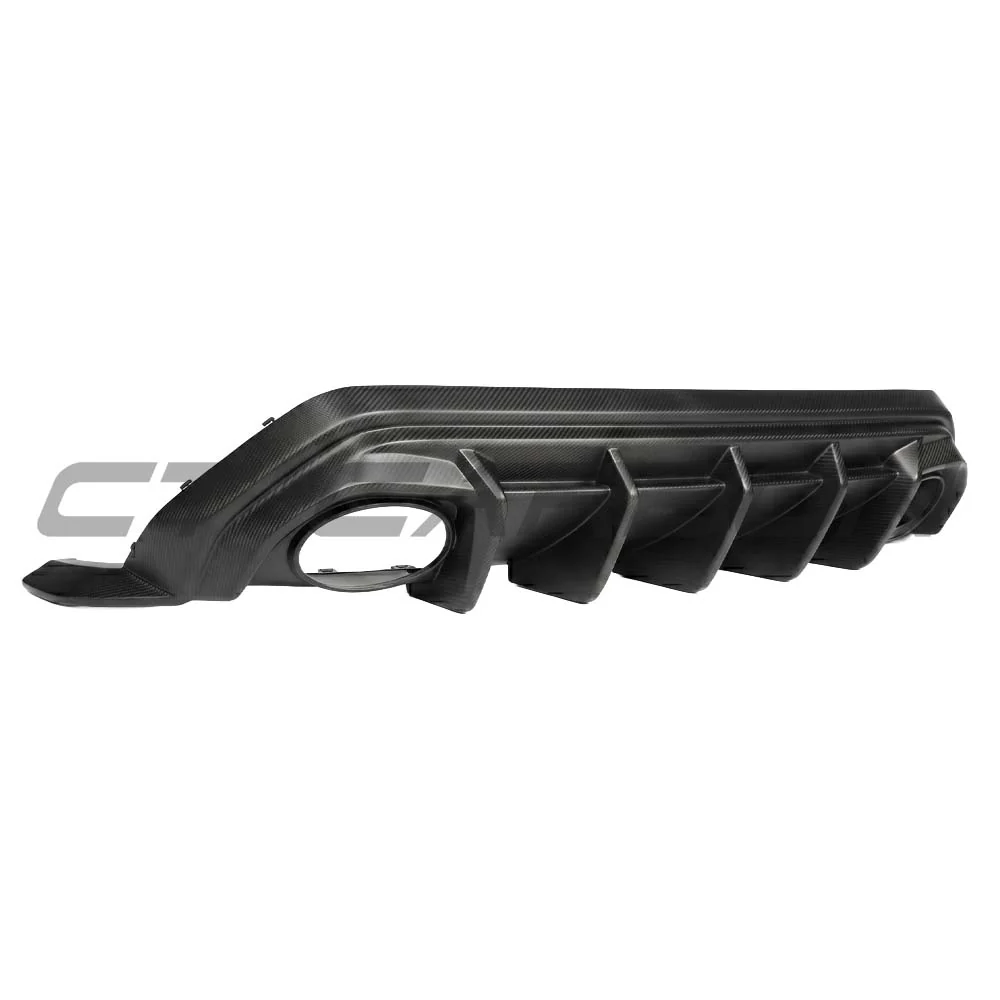 AUDI RS3 8Y SPORTBACK 2025+ MATTE CARBON FIBRE REAR DIFFUSER - V1 - CT DESIGN
