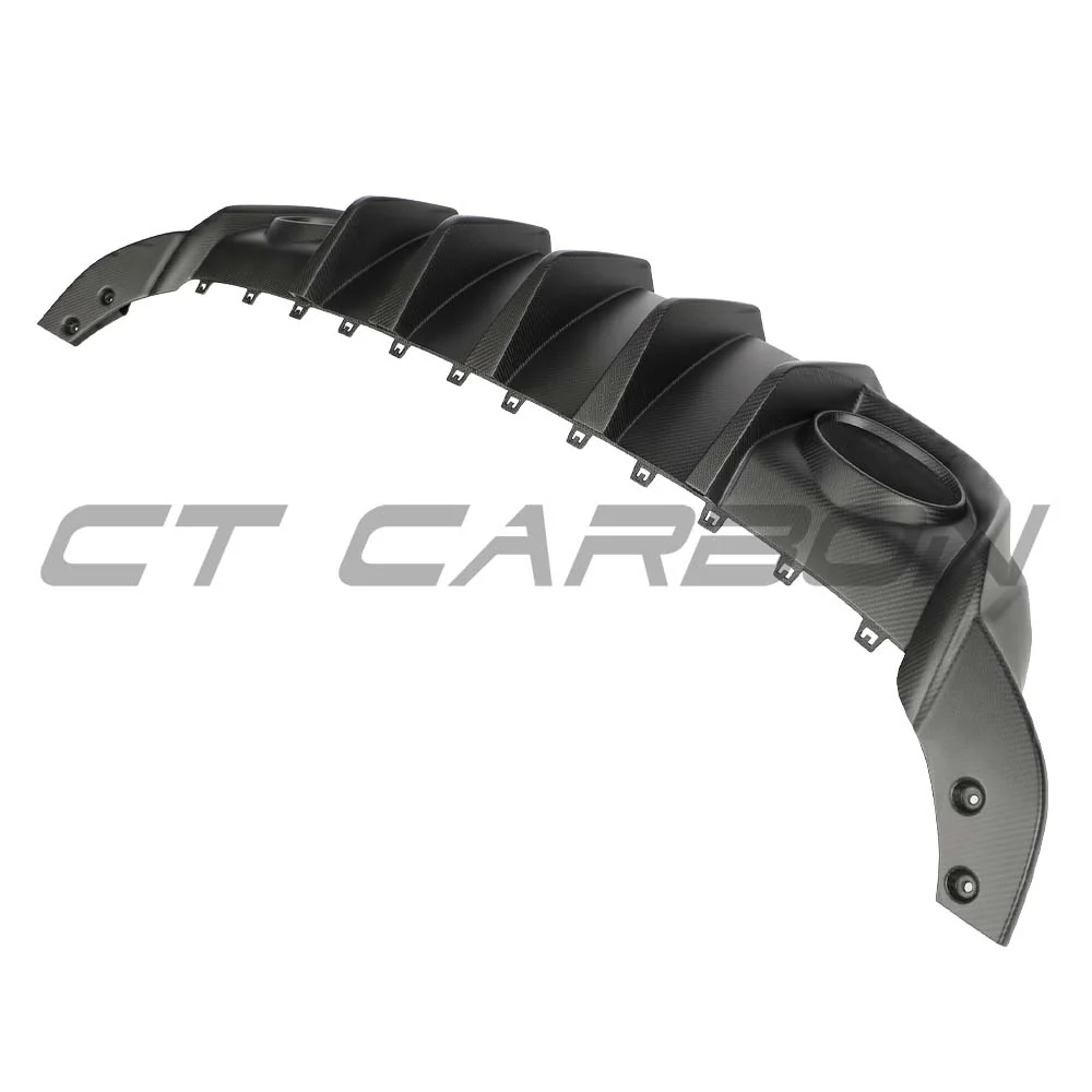 AUDI RS3 8Y SPORTBACK 2025+ MATTE CARBON FIBRE REAR DIFFUSER - V1 - CT DESIGN