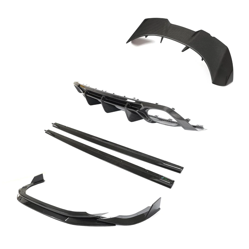 AUDI RS3 8Y 2022-2024 SPORTBACK FULL CARBON FIBRE KIT - CT DESIGN V2-Kit-CT CARBON-CT Carbon - High-quality carbon fiber and gloss black aerodynamic parts for premium sports and luxury vehicles.