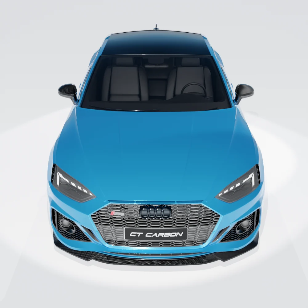 AUDI RS5 B9.5 COUPE 2020-2024 FULL CARBON FIBRE KIT - CT DESIGN-Kit-CT CARBON-CT Carbon - High-quality carbon fiber and gloss black aerodynamic parts for premium sports and luxury vehicles.