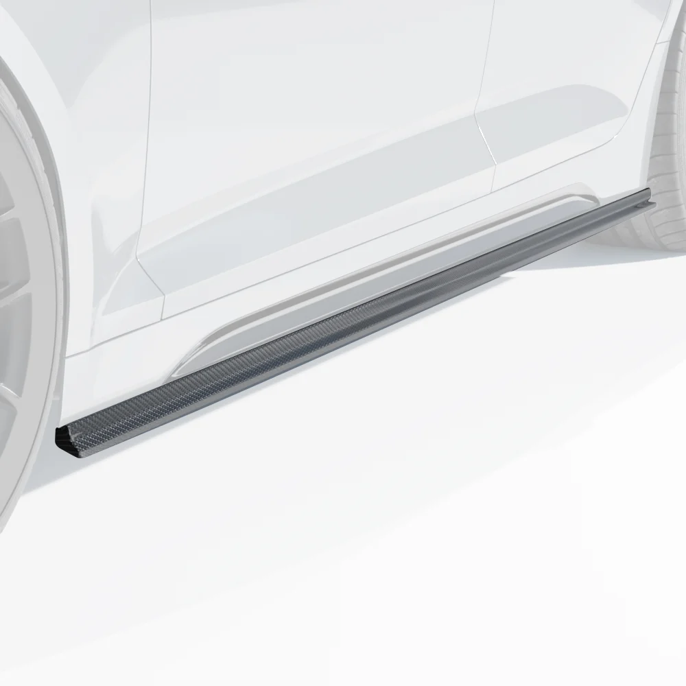 AUDI RS5 B9.5 SPORTBACK 2020-2024 CARBON FIBRE SIDE SKIRTS - CT DESIGN-Side Skirts-CT CARBON-CT Carbon - High-quality carbon fiber and gloss black aerodynamic parts for premium sports and luxury vehicles.