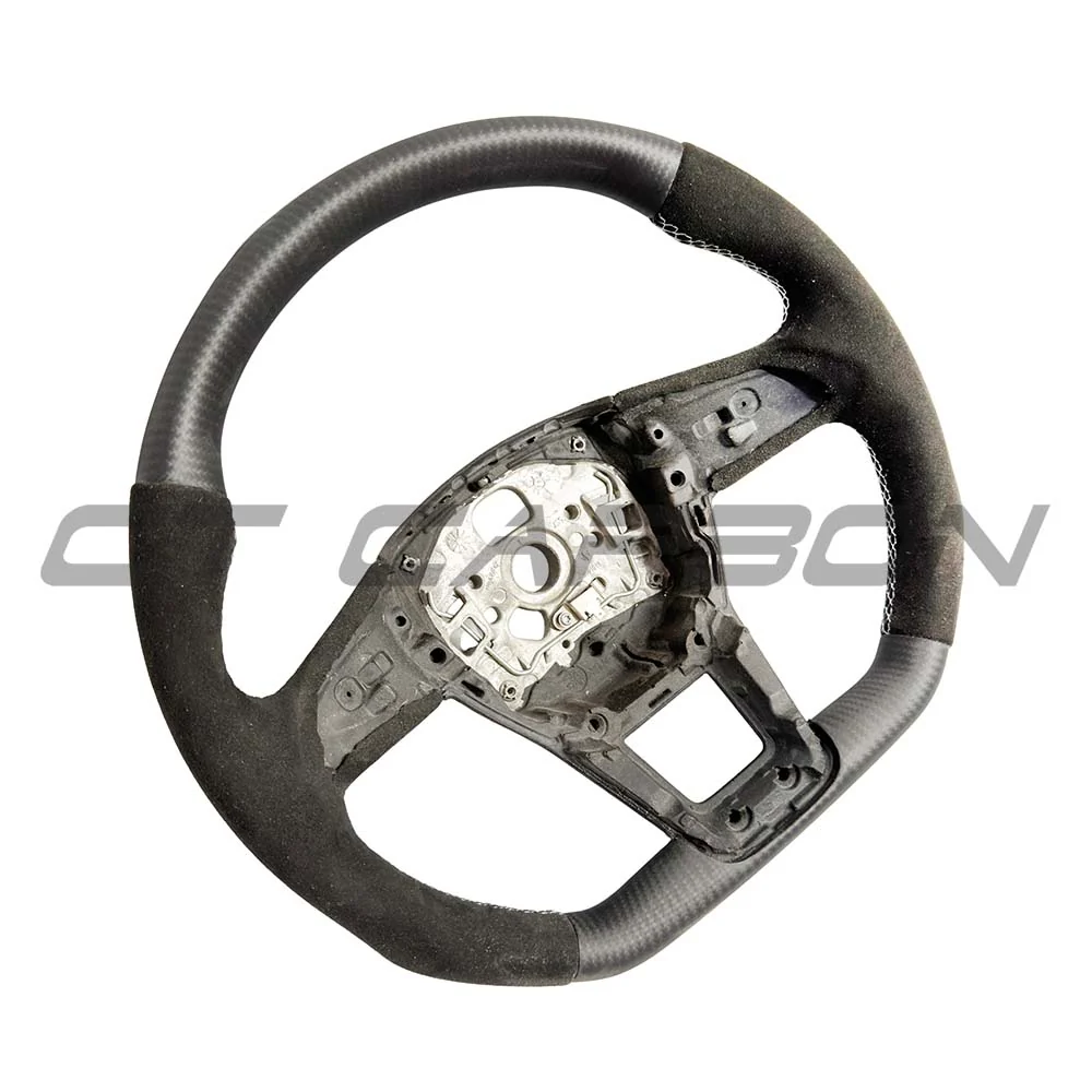 AUDI RS6 C8 ALCANTARA/MATTE CARBON FIBRE STEERING WHEEL