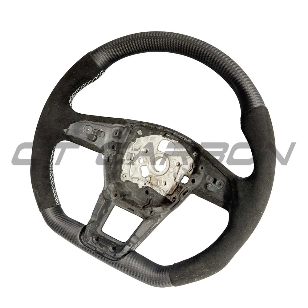 AUDI RS6 C8 ALCANTARA/MATTE CARBON FIBRE STEERING WHEEL