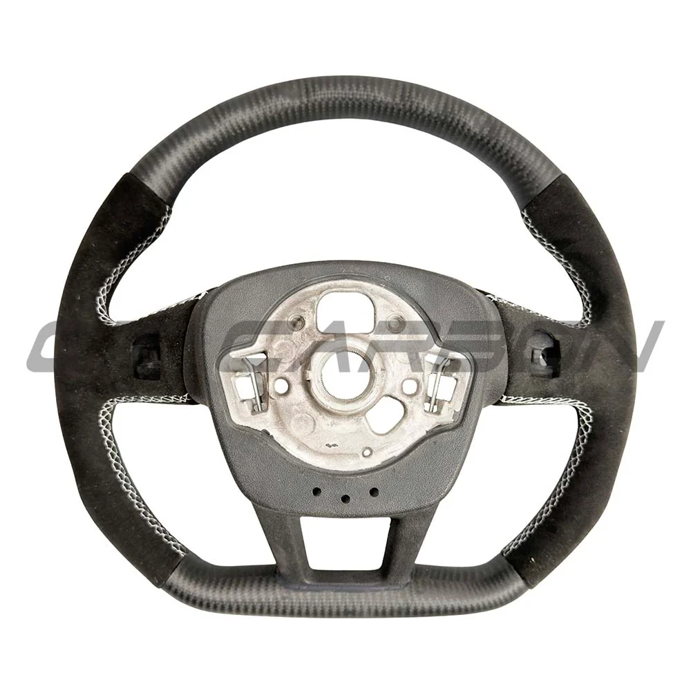 AUDI RS6 C8 ALCANTARA/MATTE CARBON FIBRE STEERING WHEEL