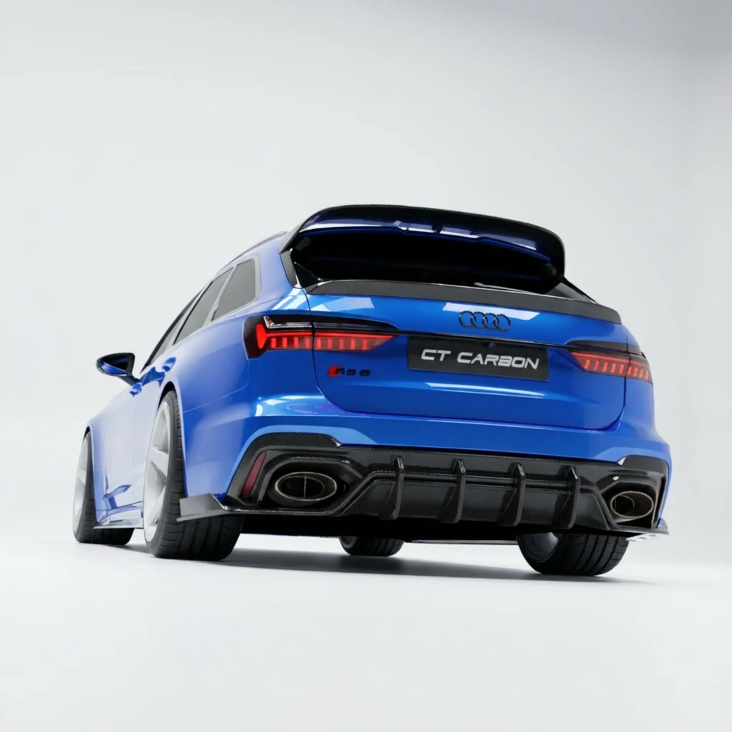 AUDI RS6 C8 AVANT CARBON FIBRE SPOILER - CT DESIGN V2
