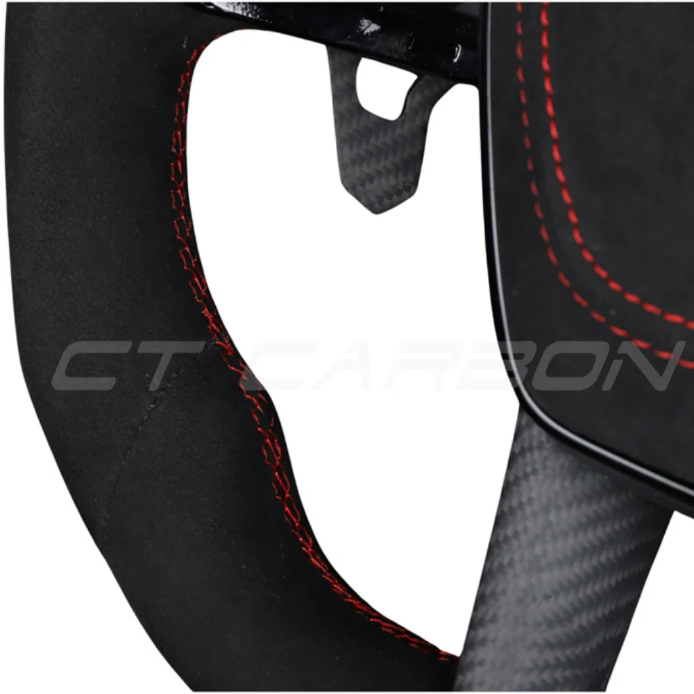 AUDI A6/S6/RS6 & A7/S7/RS7 C8 FULL ALCANTARA FLAT BOTTOM CUSTOM STEERING WHEEL
