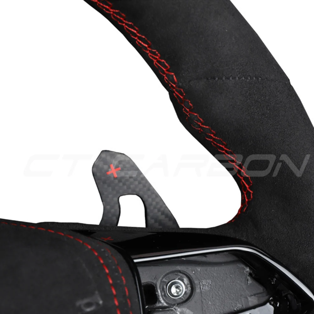 AUDI A6/S6/RS6 & A7/S7/RS7 C8 FULL ALCANTARA FLAT BOTTOM CUSTOM STEERING WHEEL