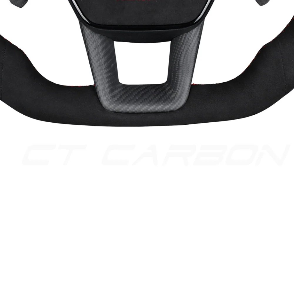 AUDI A6/S6/RS6 & A7/S7/RS7 C8 FULL ALCANTARA FLAT BOTTOM CUSTOM STEERING WHEEL