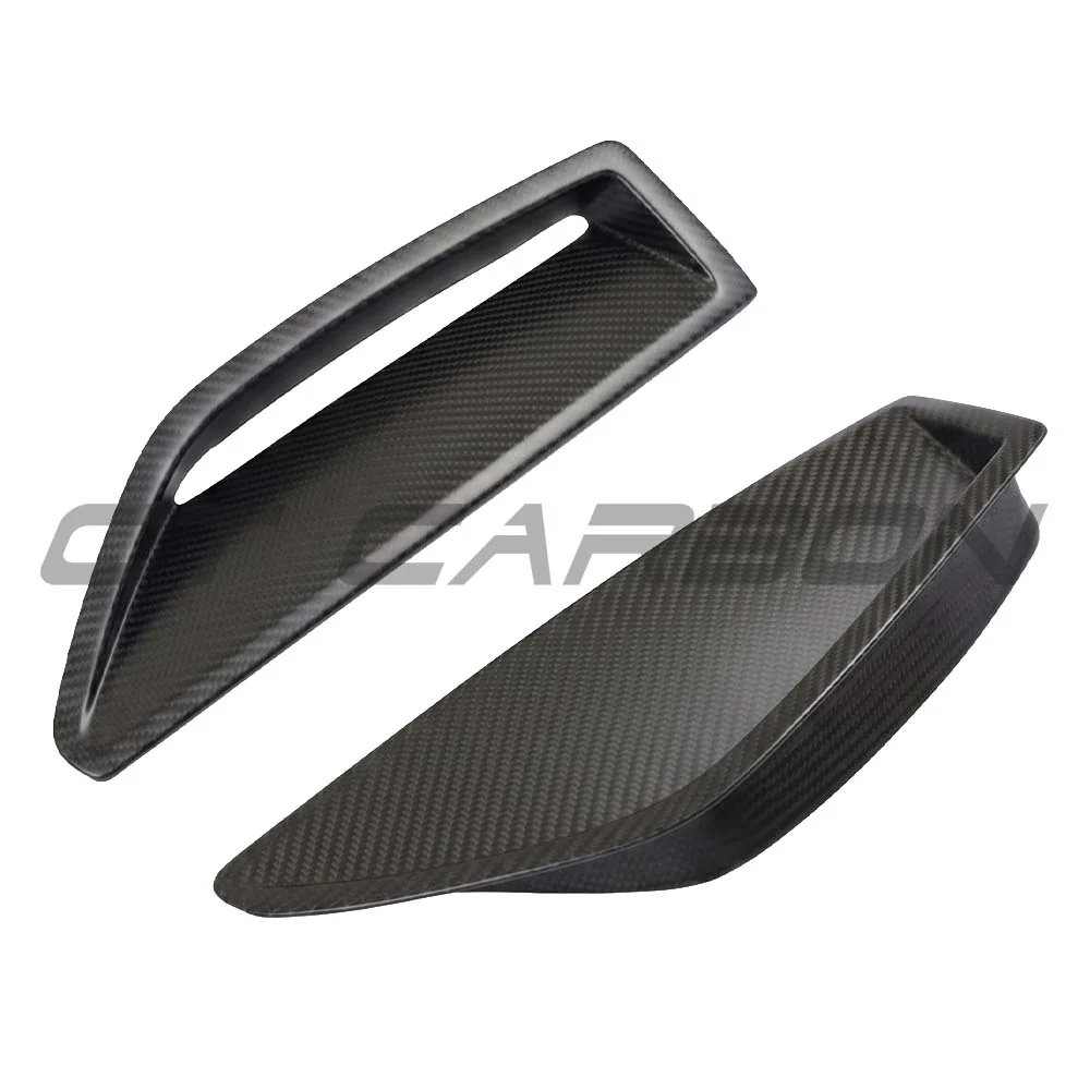 AUDI RS6/RS7 C8 2019+ AVANT MATTE CARBON FIBRE FRONT BUMPER VENT TRIM