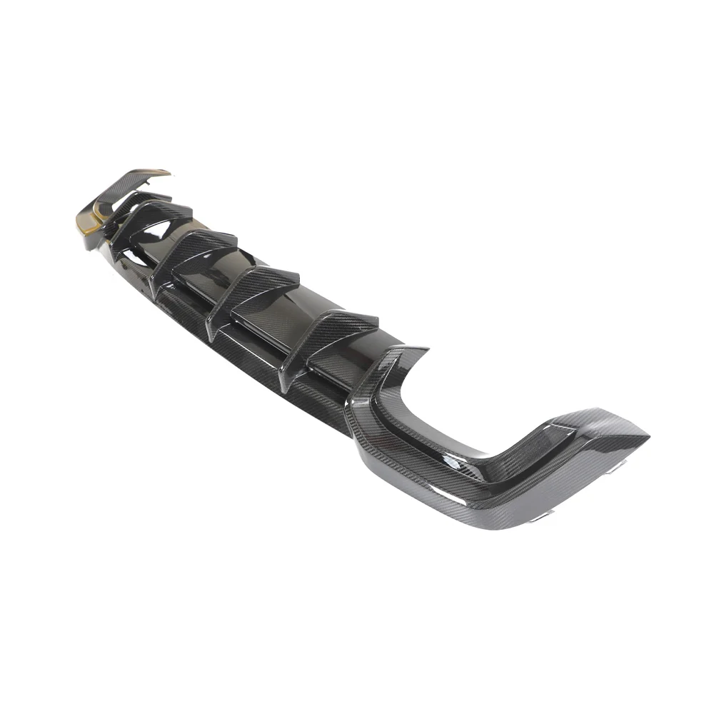 AUDI RS6/RS7 C8 CARBON FIBRE DIFFUSER - CT DESIGN-Diffuser-CT CARBON-CT Carbon - High-quality carbon fiber and gloss black aerodynamic parts for premium sports and luxury vehicles.