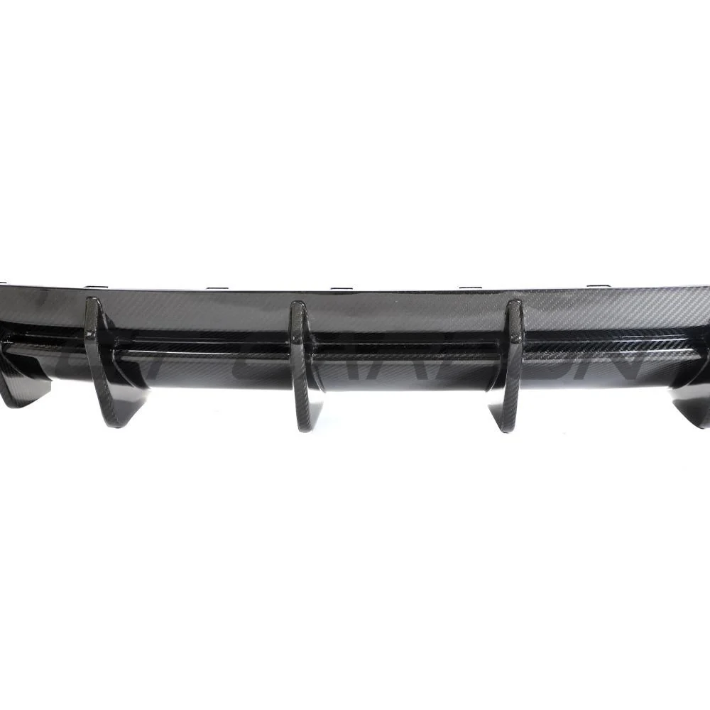 AUDI RS6/RS7 C8 CARBON FIBRE DIFFUSER - CT DESIGN-Diffuser-CT CARBON-CT Carbon - High-quality carbon fiber and gloss black aerodynamic parts for premium sports and luxury vehicles.
