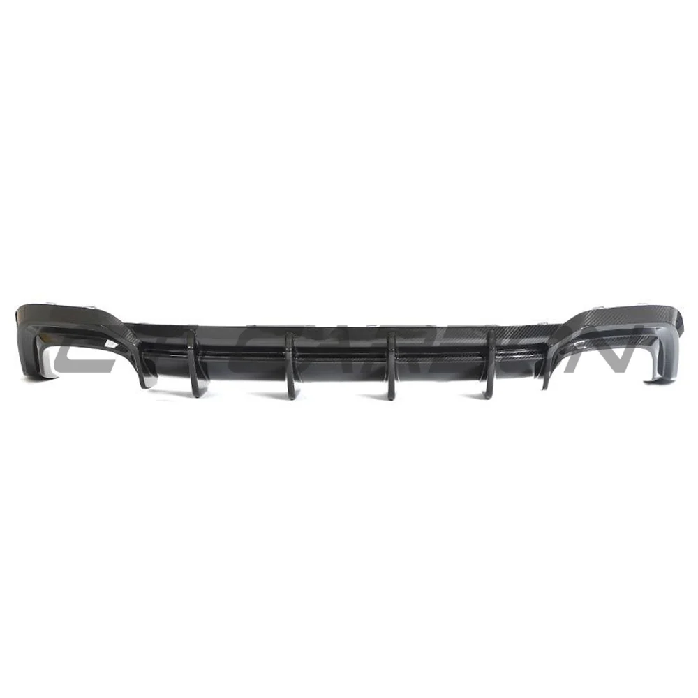 AUDI RS6/RS7 C8 CARBON FIBRE DIFFUSER - CT DESIGN-Diffuser-CT CARBON-CT Carbon - High-quality carbon fiber and gloss black aerodynamic parts for premium sports and luxury vehicles.
