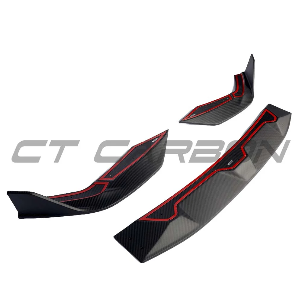 AUDI RS6/RS7 C8 2019+ MATTE DRY CARBON FIBRE SPLITTER - CT DESIGN