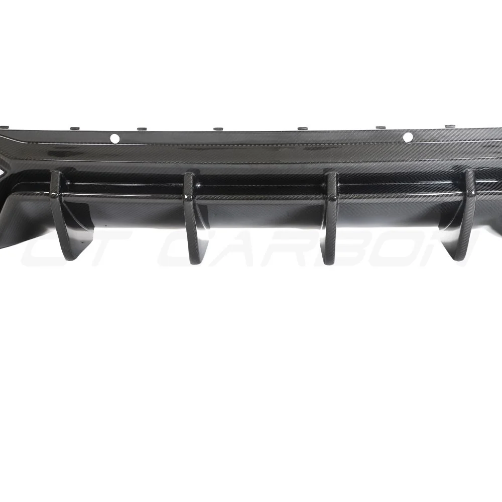 AUDI RSQ8 2020+ CARBON FIBRE DIFFUSER - CT DESIGN-Diffuser-CT CARBON-CT Carbon - High-quality carbon fiber and gloss black aerodynamic parts for premium sports and luxury vehicles.