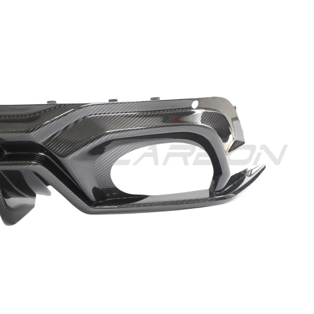 AUDI RSQ8 2020+ CARBON FIBRE DIFFUSER - CT DESIGN-Diffuser-CT CARBON-CT Carbon - High-quality carbon fiber and gloss black aerodynamic parts for premium sports and luxury vehicles.