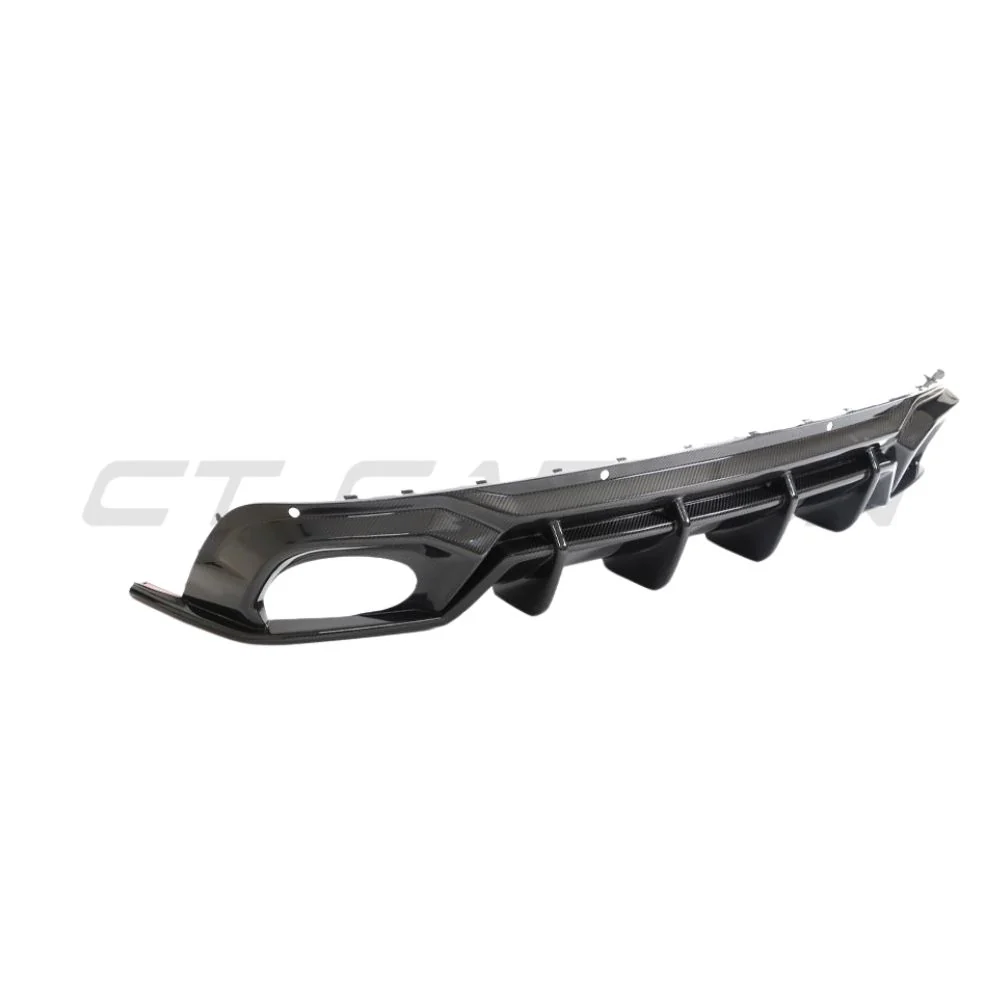 AUDI RSQ8 2020+ CARBON FIBRE DIFFUSER - CT DESIGN-Diffuser-CT CARBON-CT Carbon - High-quality carbon fiber and gloss black aerodynamic parts for premium sports and luxury vehicles.