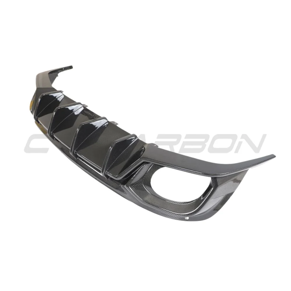 AUDI RSQ8 2020+ CARBON FIBRE DIFFUSER - CT DESIGN-Diffuser-CT CARBON-CT Carbon - High-quality carbon fiber and gloss black aerodynamic parts for premium sports and luxury vehicles.