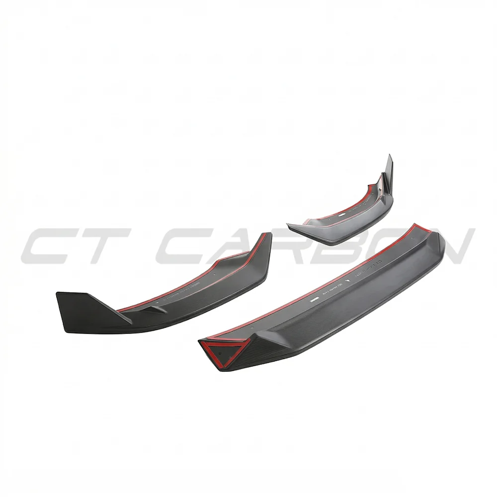 AUDI RSQ8 2020-2025 MATTE CARBON FIBRE FRONT SPLITTER - CT DESIGN