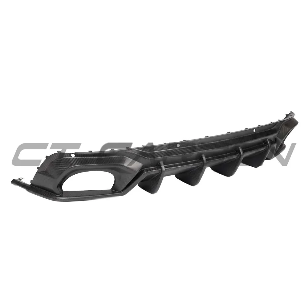 AUDI RSQ8 2025+ FACELIFT MATTE CARBON FIBRE DIFFUSER - CT DESIGN