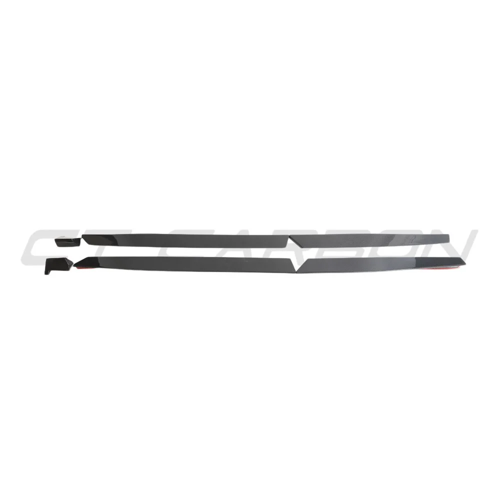 AUDI RSQ8 2020+ CARBON FIBRE SIDE SKIRTS - CT CARBON-Side Skirts-CT CARBON-CT Carbon - High-quality carbon fiber and gloss black aerodynamic parts for premium sports and luxury vehicles.