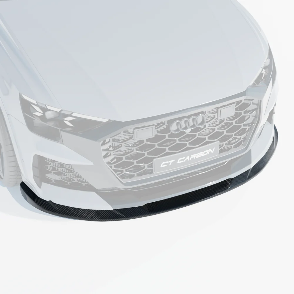 audi rsq8 facelift carbon fibre splitter