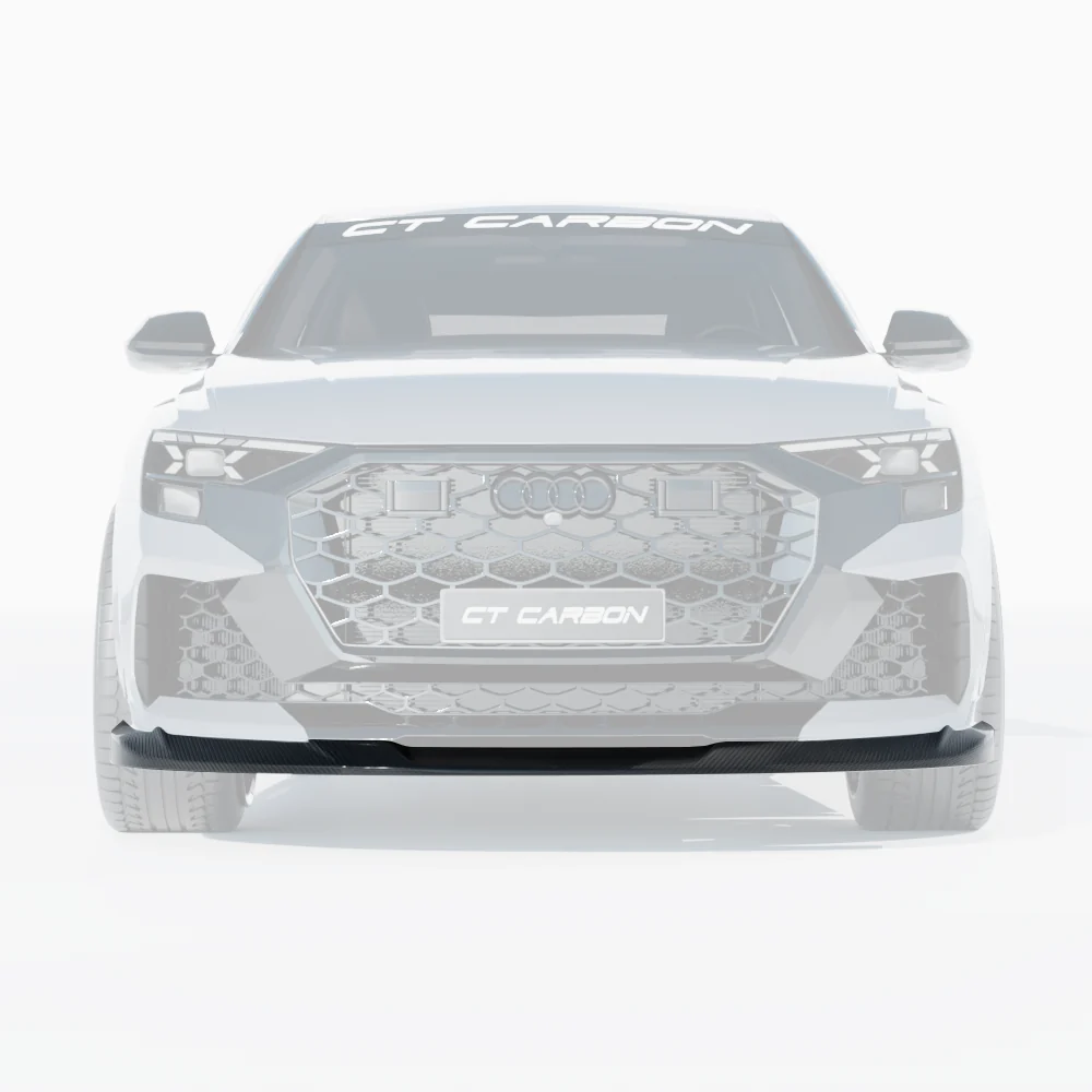 audi rsq8 facelift carbon fibre splitter