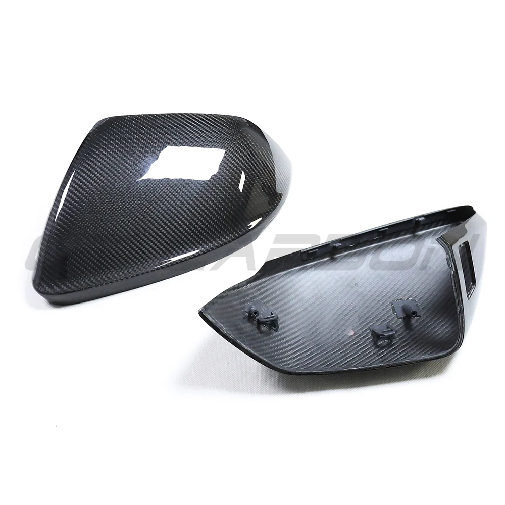 AUDI Q8/SQ8/RSQ8 & LAMBORGHINI URUS CARBON FIBRE MIRRORS - WITH LANE ASSIST-Accessories-CT CARBON-CT Carbon - High-quality carbon fiber and gloss black aerodynamic parts for premium sports and luxury vehicles.