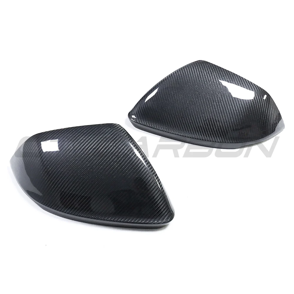 AUDI Q8/SQ8/RSQ8 & LAMBORGHINI URUS CARBON FIBRE MIRRORS - WITH LANE ASSIST-Accessories-CT CARBON-CT Carbon - High-quality carbon fiber and gloss black aerodynamic parts for premium sports and luxury vehicles.