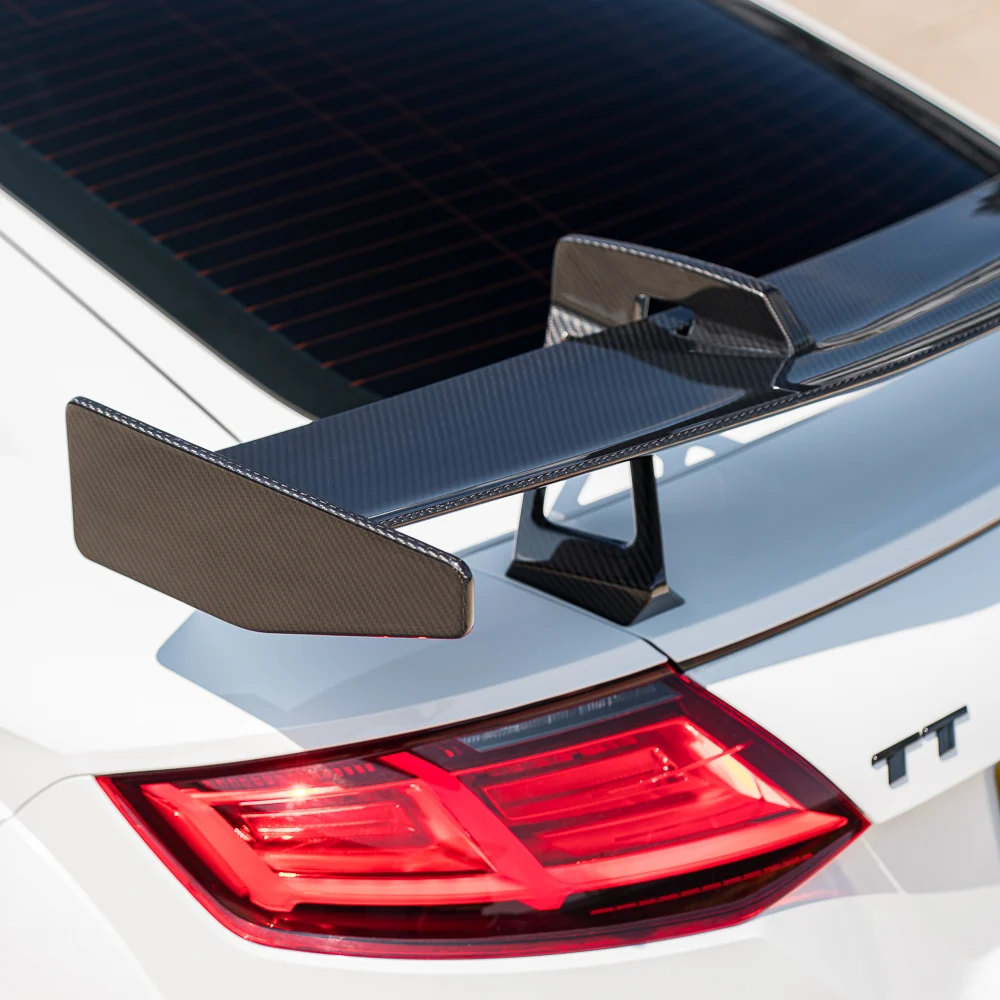 AUDI TT/TTS/TTRS QUATTRO MK3 CARBON FIBRE WING-Spoiler-CT CARBON-CT Carbon - High-quality carbon fiber and gloss black aerodynamic parts for premium sports and luxury vehicles.