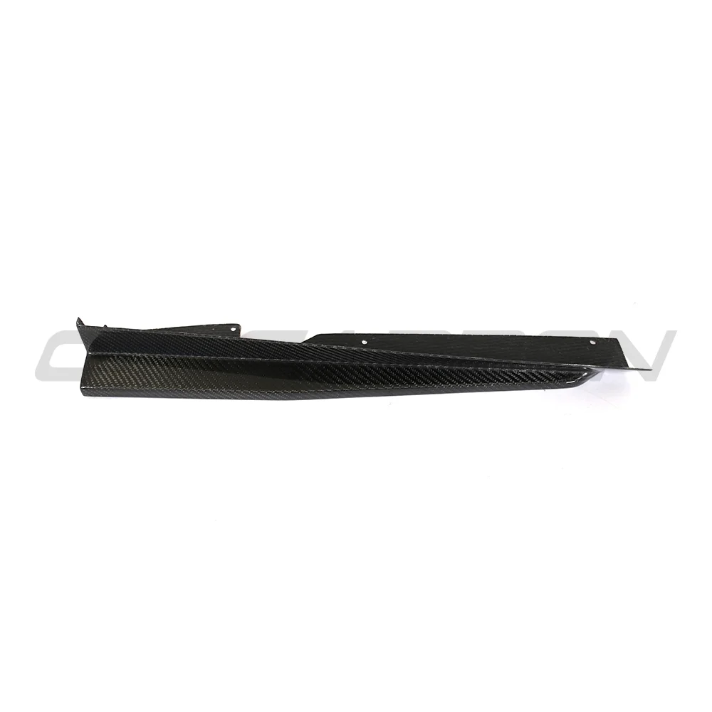 AUDI TTRS QUATTRO MK3 CARBON FIBRE SIDE SKIRTS-Side Skirts-CT CARBON-CT Carbon - High-quality carbon fiber and gloss black aerodynamic parts for premium sports and luxury vehicles.