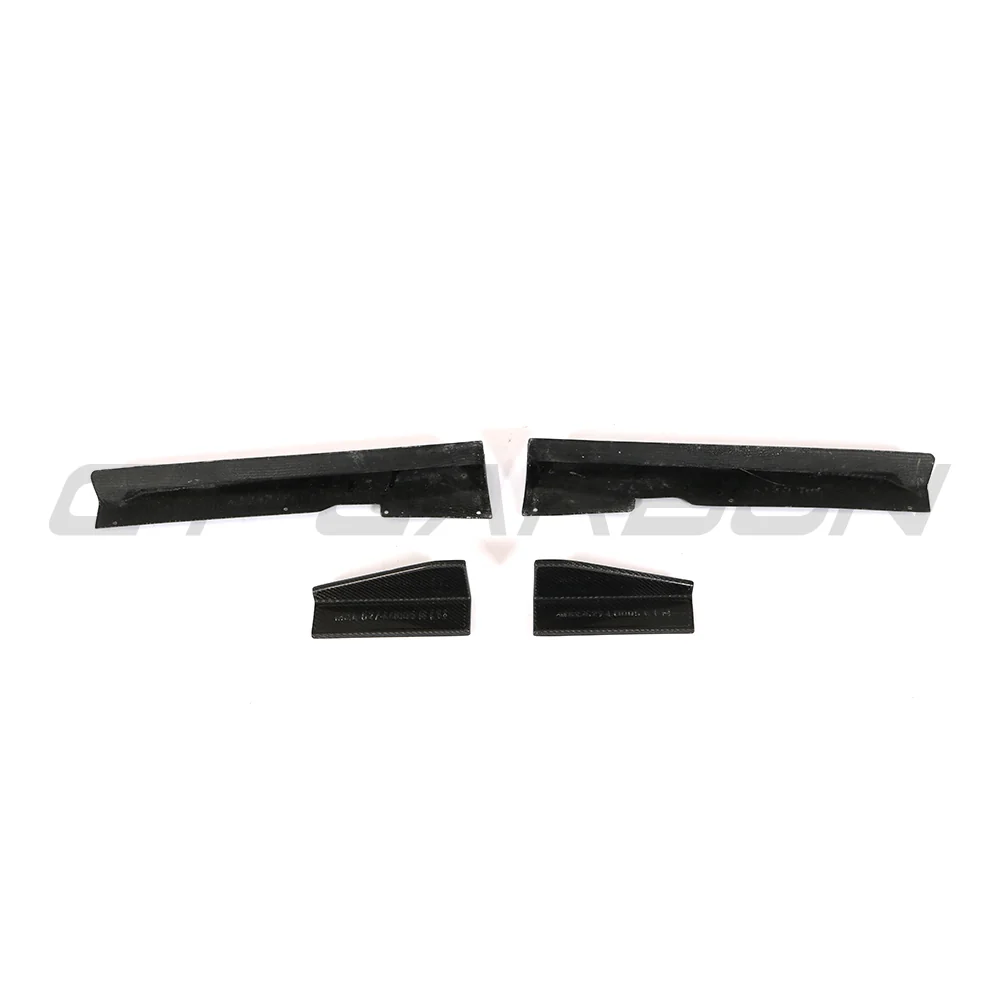 AUDI TTRS QUATTRO MK3 CARBON FIBRE SIDE SKIRTS-Side Skirts-CT CARBON-CT Carbon - High-quality carbon fiber and gloss black aerodynamic parts for premium sports and luxury vehicles.