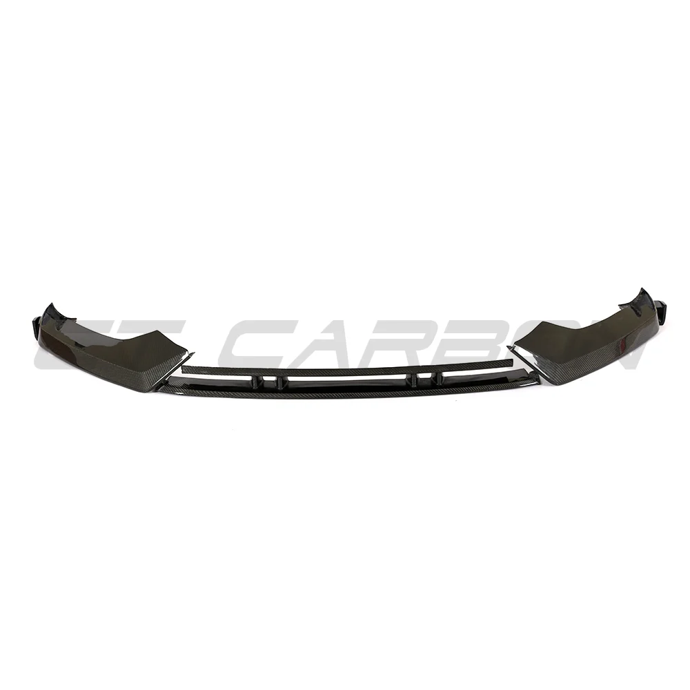 AUDI TTRS QUATTRO MK3 CARBON FIBRE SPLITTER-Spoiler-CT CARBON-CT Carbon - High-quality carbon fiber and gloss black aerodynamic parts for premium sports and luxury vehicles.