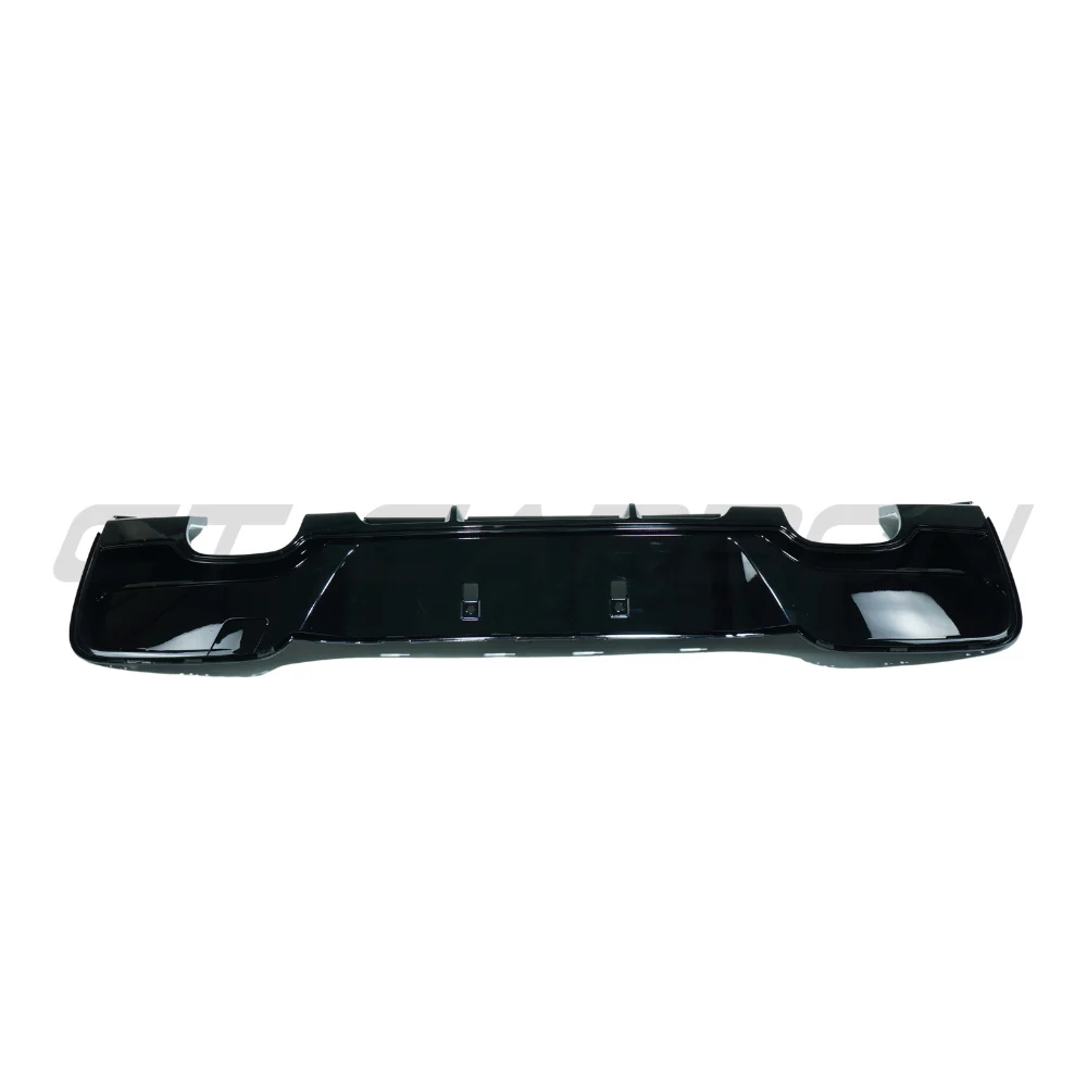 BMW 1 SERIES F20/F21 2012-2014 PRE-LCI GLOSS BLACK DIFFUSER - QUAD TIP