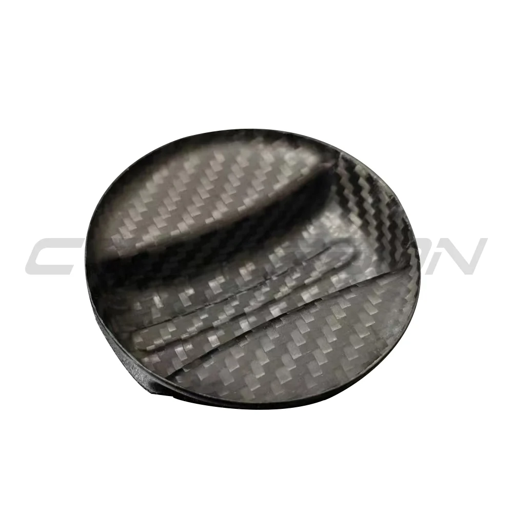 BMW 2010+ CARBON FIBRE FUEL CAP COVER-Accessories-CT CARBON-CT Carbon - High-quality carbon fiber and gloss black aerodynamic parts for premium sports and luxury vehicles.