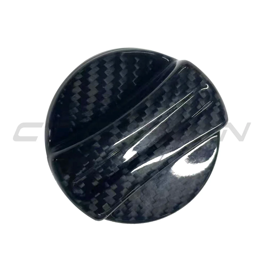 BMW 2010+ CARBON FIBRE FUEL CAP COVER-Accessories-CT CARBON-CT Carbon - High-quality carbon fiber and gloss black aerodynamic parts for premium sports and luxury vehicles.