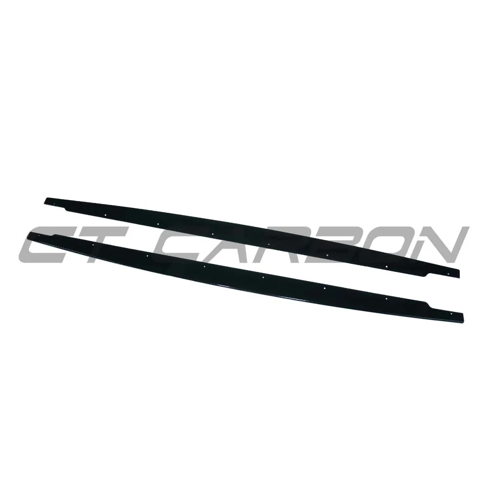 BMW 3 SERIES E90/E91 2004-2013 GLOSS BLACK SIDE SKIRTS - V2