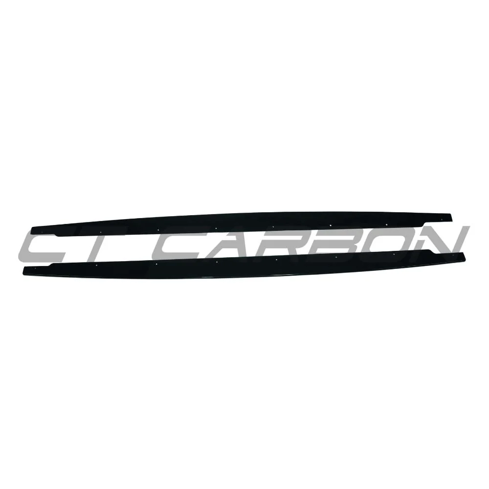 BMW 3 SERIES E90/E91 2004-2013 GLOSS BLACK SIDE SKIRTS - V2