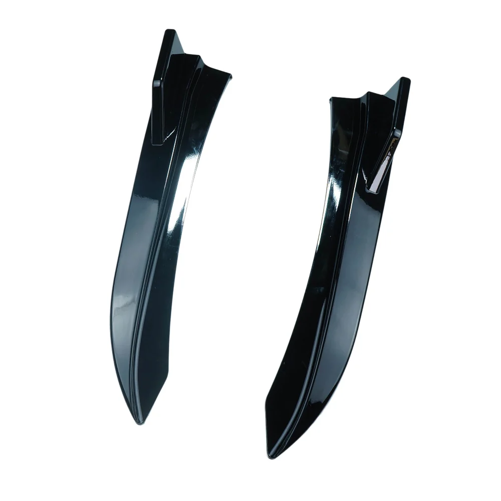 BMW F30/F31 3 SERIES GLOSS BLACK REAR BUMPER CORNERS-Accessories-BLAK BY CT-CT Carbon - High-quality carbon fiber and gloss black aerodynamic parts for premium sports and luxury vehicles.