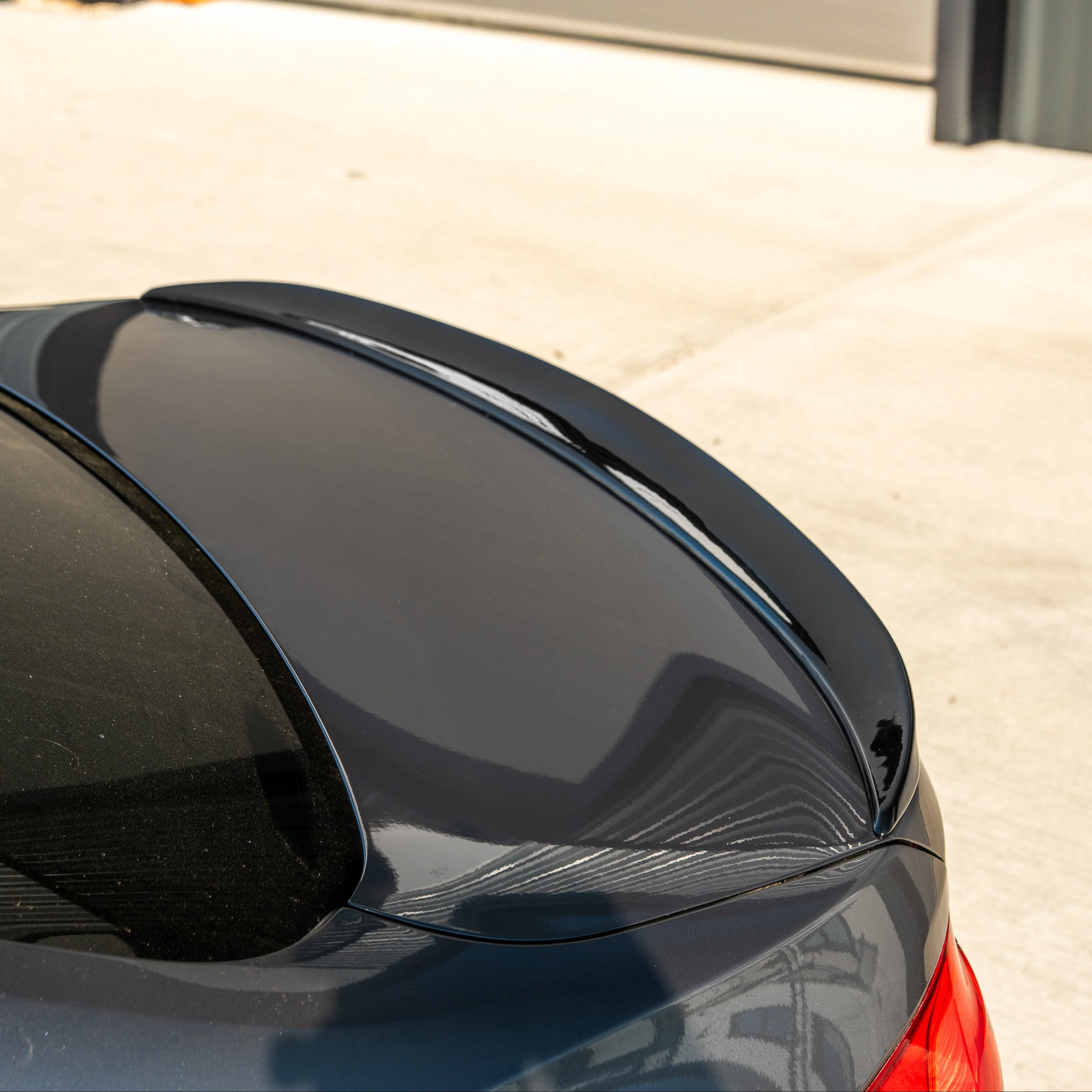 BMW 3 SERIES F30 GLOSS BLACK SPOILER - MP STYLE - BLAK BY CT CARBON-Spoiler-BLAK BY CT-CT Carbon - High-quality carbon fiber and gloss black aerodynamic parts for premium sports and luxury vehicles.