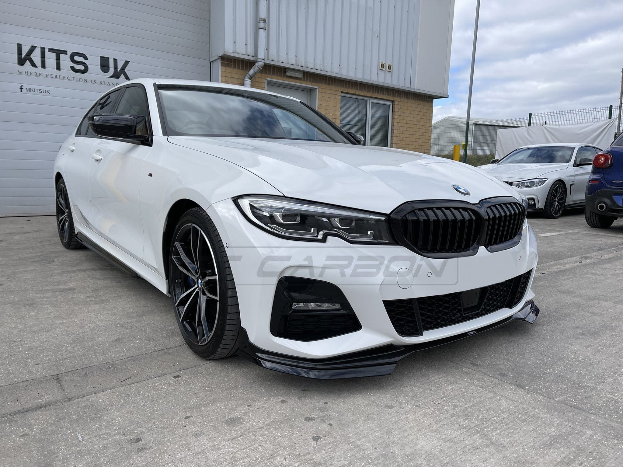 BLAK BY CT Splitter BMW 3 SERIES G20 GLOSS BLACK SPLITTER - MP STYLE - BLAK BY CT CARBON
