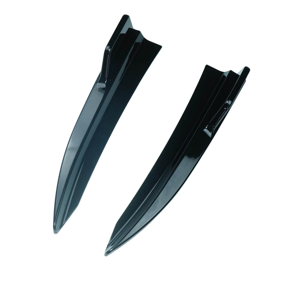 BMW 3 SERIES G20 2018+ GLOSS BLACK REAR BUMPER CORNERS-Accessories-BLAK BY CT-CT Carbon - High-quality carbon fiber and gloss black aerodynamic parts for premium sports and luxury vehicles.