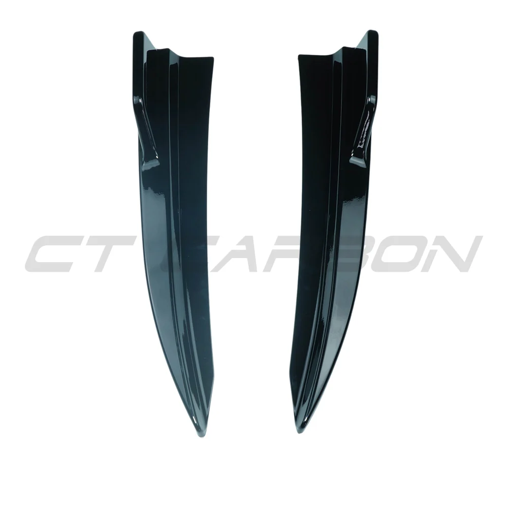 BMW 3 SERIES G20 2018+ GLOSS BLACK REAR BUMPER CORNERS-Accessories-BLAK BY CT-CT Carbon - High-quality carbon fiber and gloss black aerodynamic parts for premium sports and luxury vehicles.