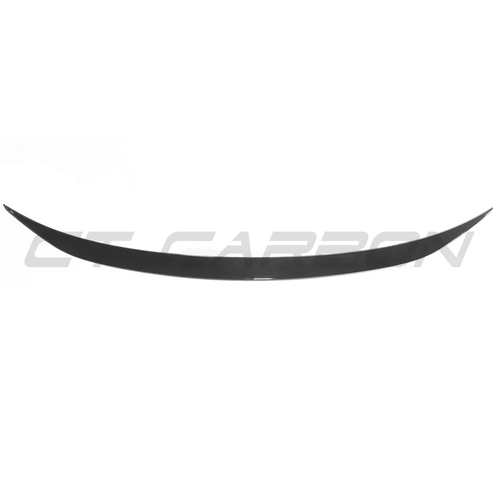 BMW 3 SERIES/M3 G20/G80 GLOSS BLACK SPOILER - OEM+ Style-Spoiler-BLAK BY CT-CT Carbon - High-quality carbon fiber and gloss black aerodynamic parts for premium sports and luxury vehicles.