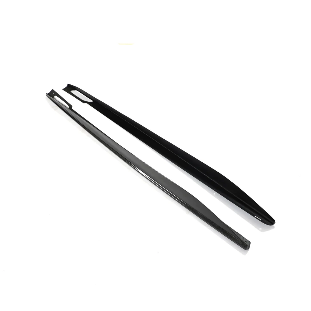 BMW 4 SERIES 2020+ G26 & i4 CARBON FIBRE SIDE SKIRTS-Side Skirts-CT CARBON-CT Carbon - High-quality carbon fiber and gloss black aerodynamic parts for premium sports and luxury vehicles.