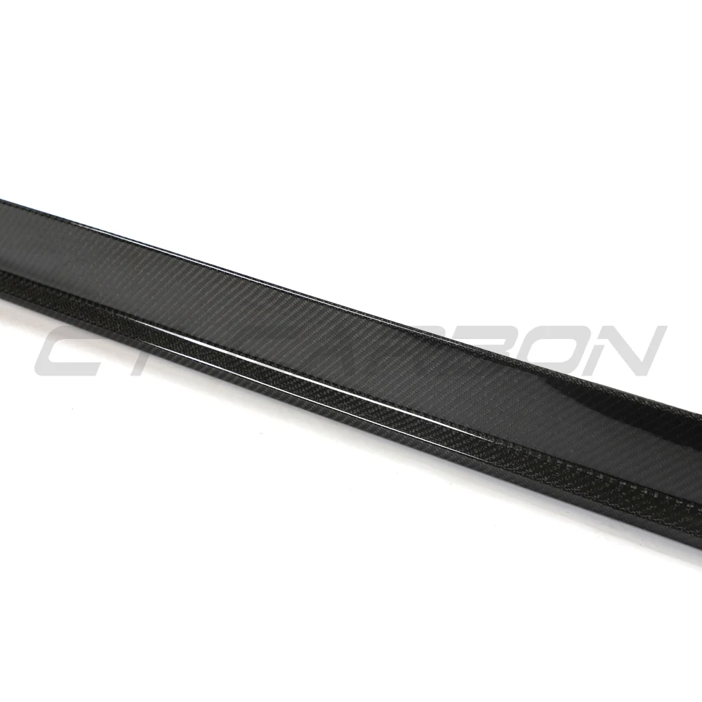 BMW 4 SERIES 2020+ G26 & i4 CARBON FIBRE SIDE SKIRTS-Side Skirts-CT CARBON-CT Carbon - High-quality carbon fiber and gloss black aerodynamic parts for premium sports and luxury vehicles.