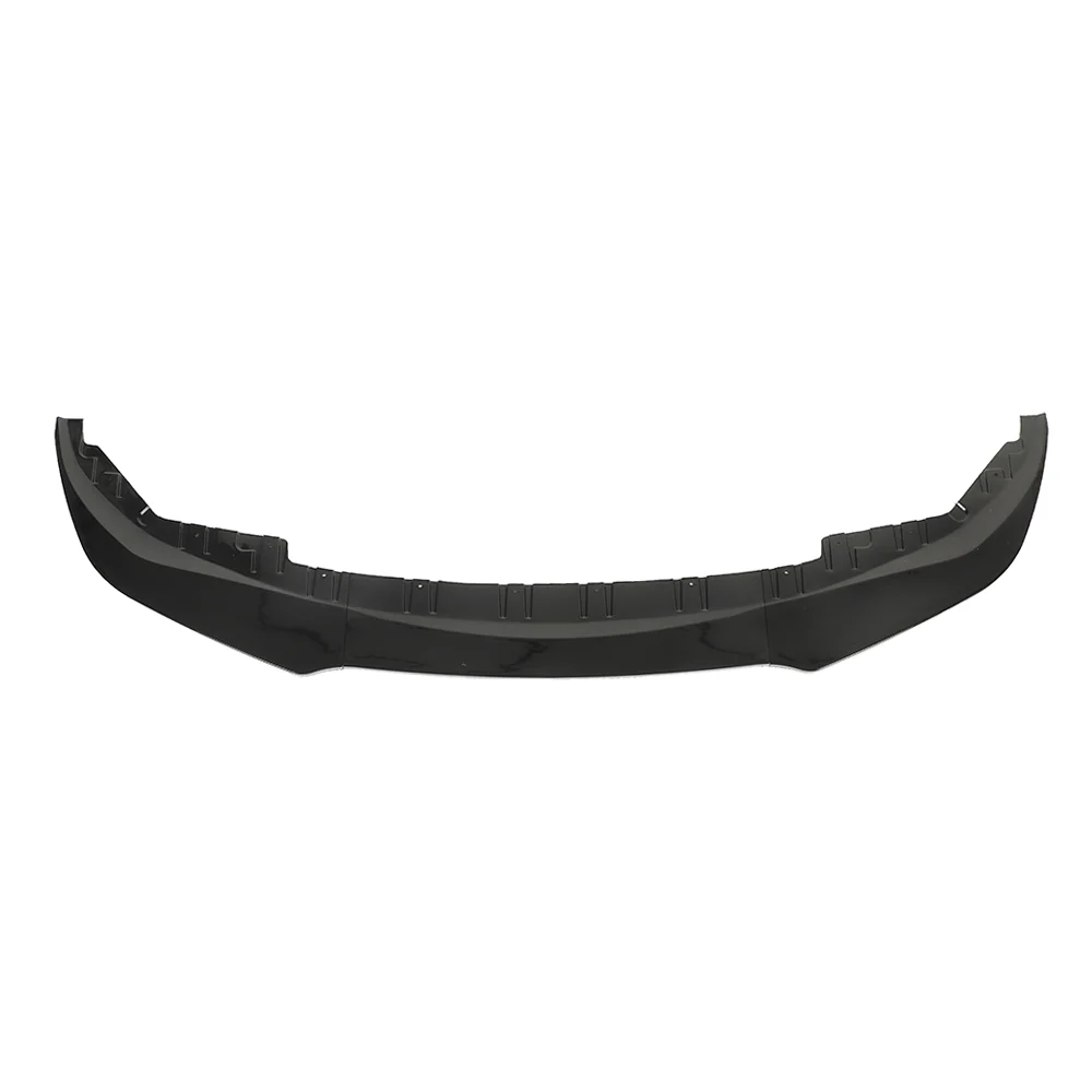 BMW 4 SERIES 2020+ G26 & i4 GLOSS BLACK SPLITTER-Splitter-BLAK BY CT-CT Carbon - High-quality carbon fiber and gloss black aerodynamic parts for premium sports and luxury vehicles.