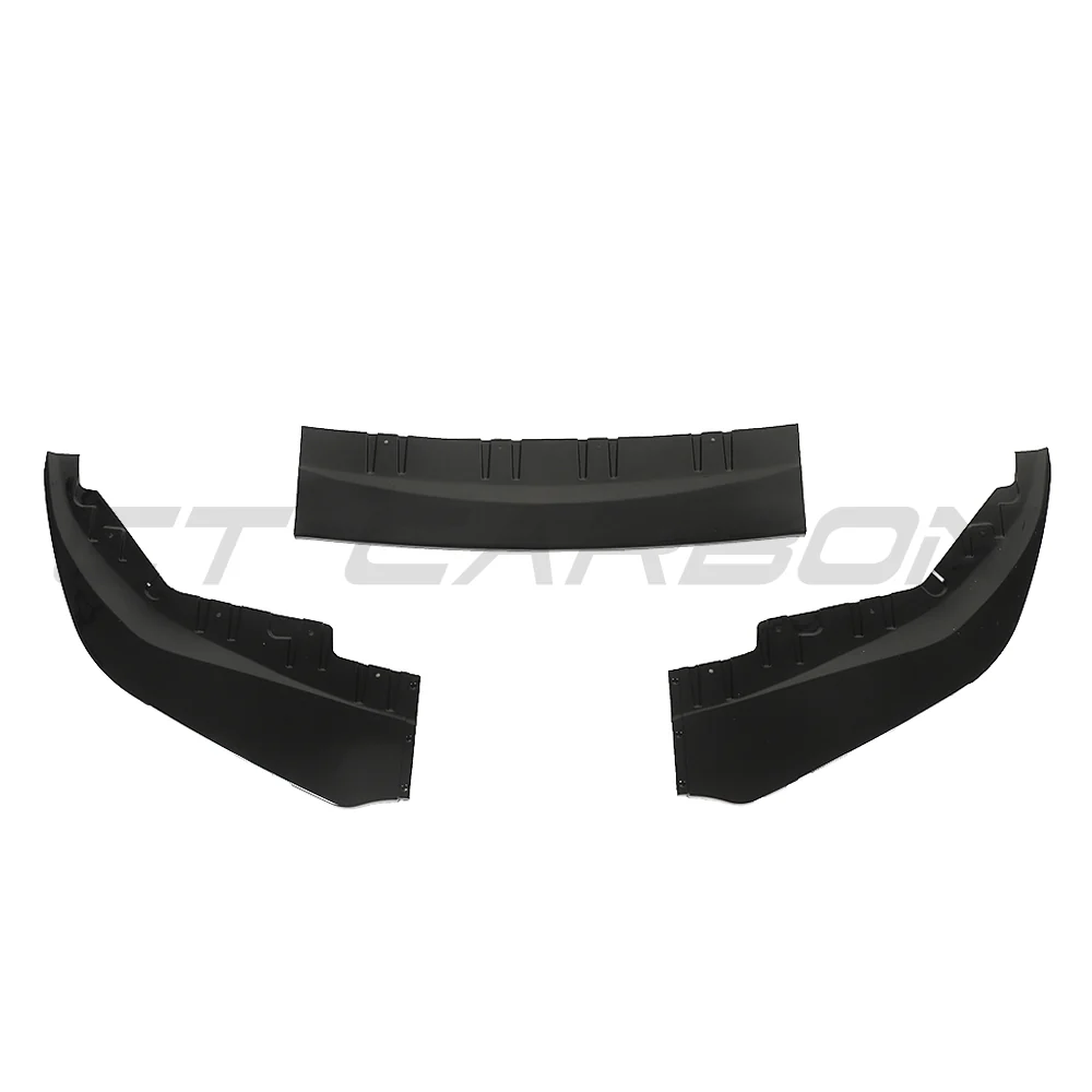 BMW 4 SERIES 2020+ G26 & i4 GLOSS BLACK SPLITTER-Splitter-BLAK BY CT-CT Carbon - High-quality carbon fiber and gloss black aerodynamic parts for premium sports and luxury vehicles.