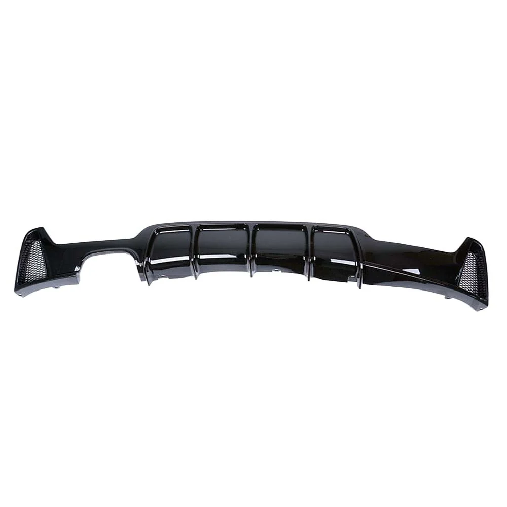 BMW 4 Series F32/F33/F36 GLOSS BLACK TWIN LEFT EXIT EXHAUST DIFFUSER - V2