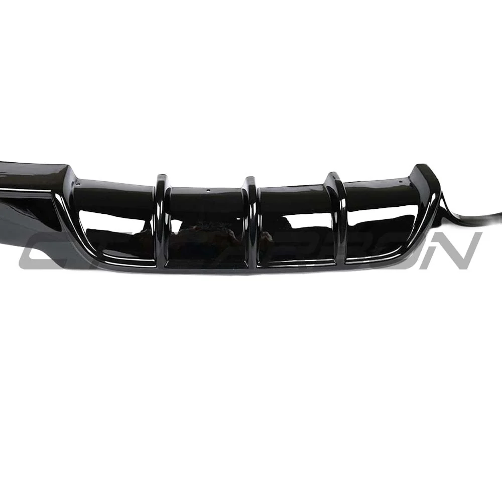 BMW 4 Series F32/F33/F36 GLOSS BLACK TWIN LEFT EXIT EXHAUST DIFFUSER - V2