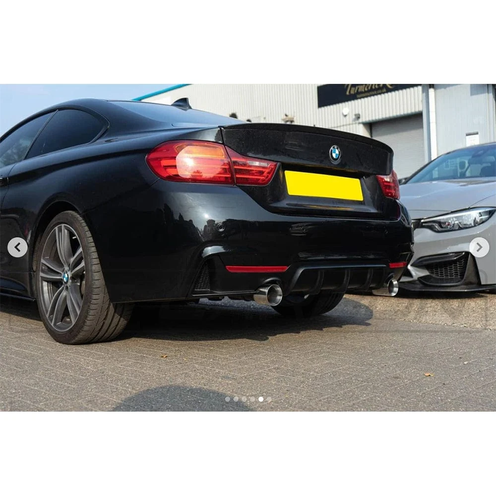 BLAK BY CT Full Kit BMW 4 SERIES F33 GLOSS BLACK FULL KIT (TWIN EXHAUST) - MP STYLE - BLAK BY CT CARBON